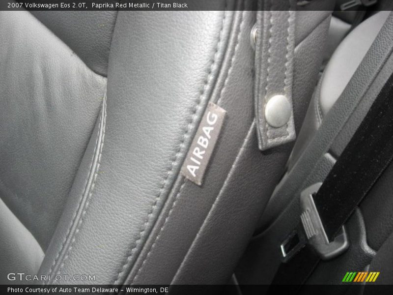 Paprika Red Metallic / Titan Black 2007 Volkswagen Eos 2.0T