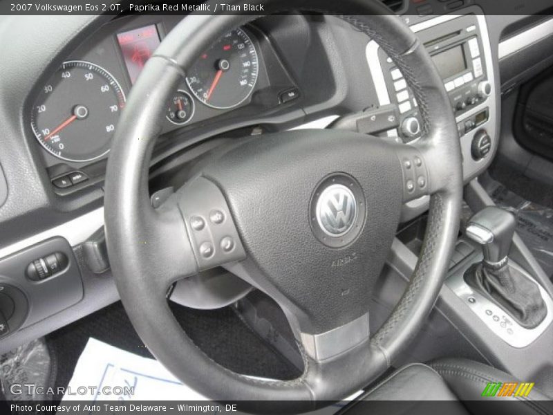Paprika Red Metallic / Titan Black 2007 Volkswagen Eos 2.0T