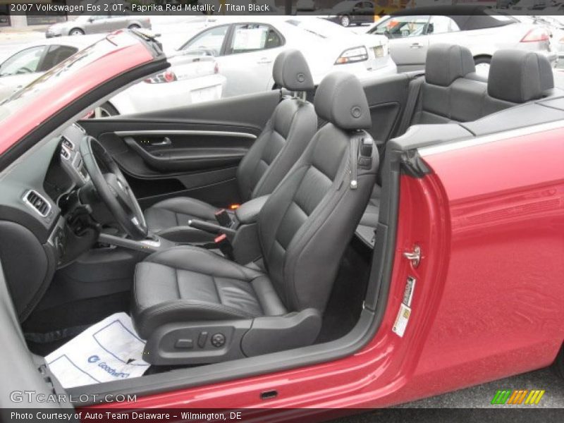 Paprika Red Metallic / Titan Black 2007 Volkswagen Eos 2.0T