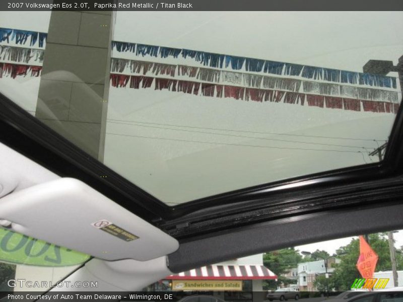 Paprika Red Metallic / Titan Black 2007 Volkswagen Eos 2.0T