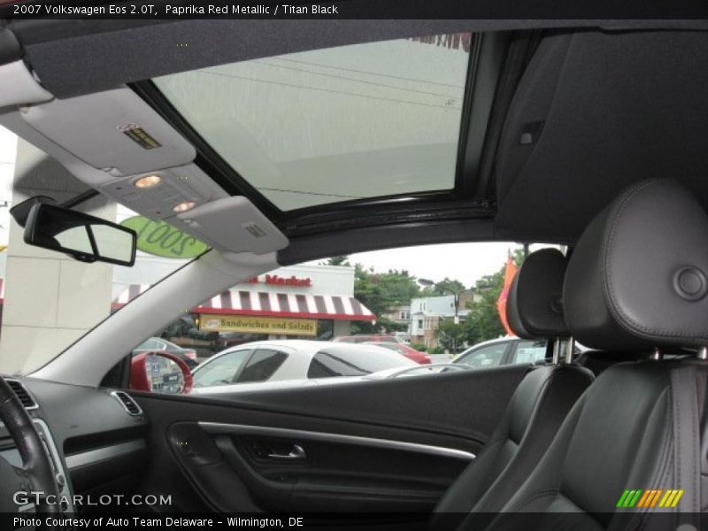 Paprika Red Metallic / Titan Black 2007 Volkswagen Eos 2.0T