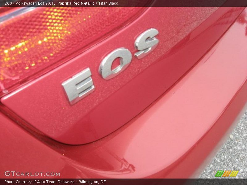 Paprika Red Metallic / Titan Black 2007 Volkswagen Eos 2.0T