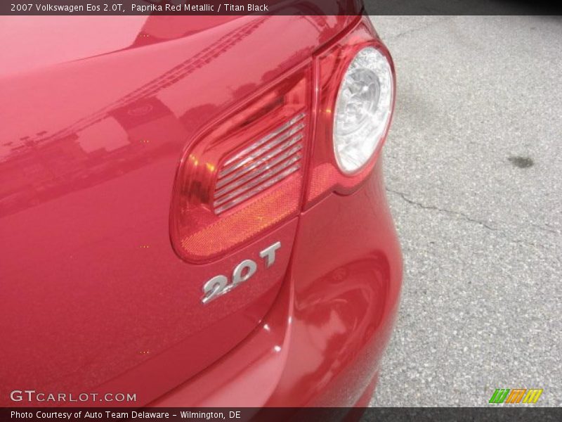 Paprika Red Metallic / Titan Black 2007 Volkswagen Eos 2.0T