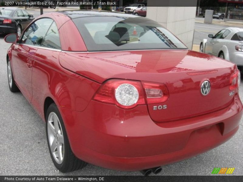Paprika Red Metallic / Titan Black 2007 Volkswagen Eos 2.0T