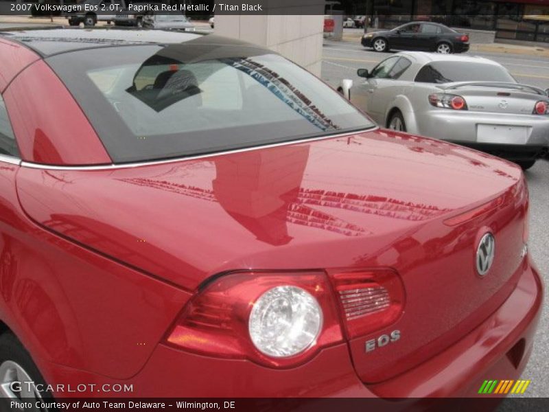 Paprika Red Metallic / Titan Black 2007 Volkswagen Eos 2.0T
