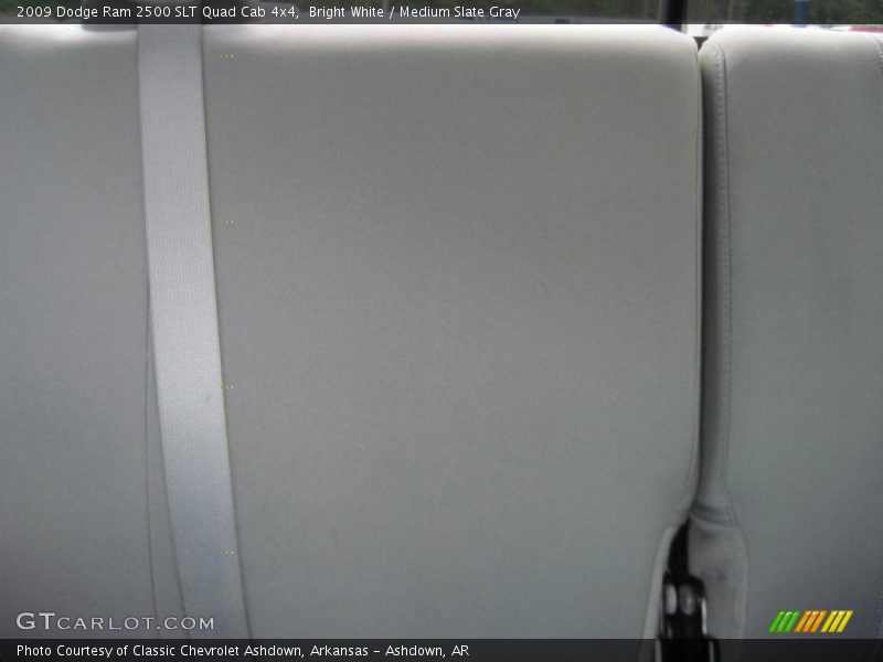 Bright White / Medium Slate Gray 2009 Dodge Ram 2500 SLT Quad Cab 4x4