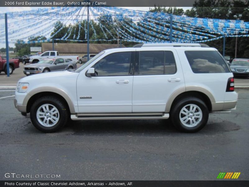 Oxford White / Camel 2006 Ford Explorer Eddie Bauer