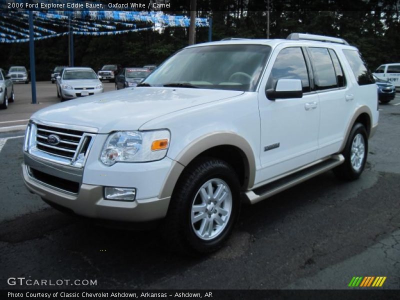 Oxford White / Camel 2006 Ford Explorer Eddie Bauer