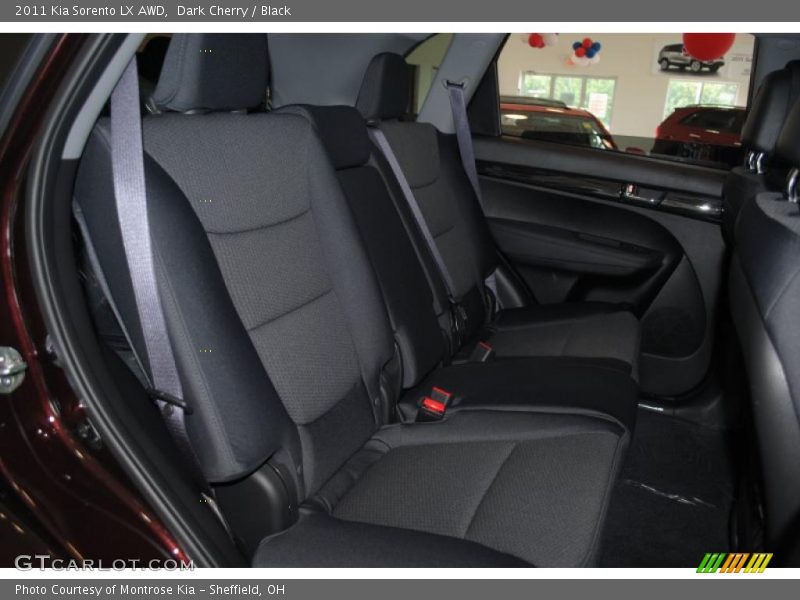Dark Cherry / Black 2011 Kia Sorento LX AWD