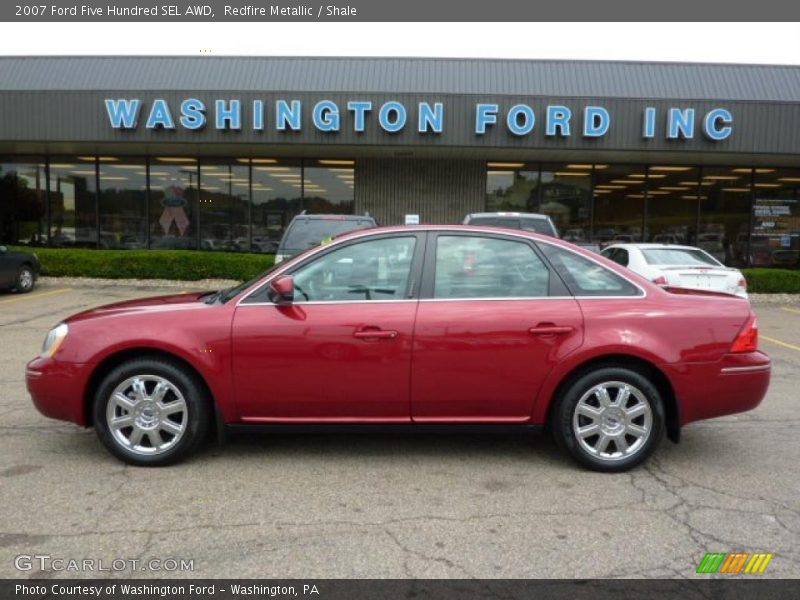 Redfire Metallic / Shale 2007 Ford Five Hundred SEL AWD