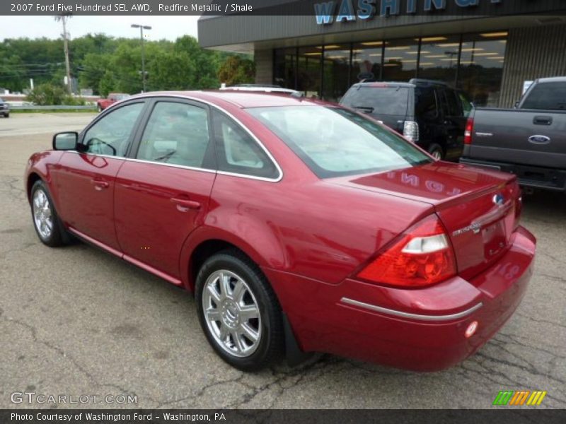 Redfire Metallic / Shale 2007 Ford Five Hundred SEL AWD