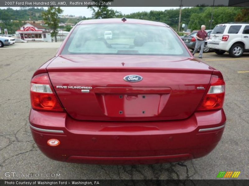 Redfire Metallic / Shale 2007 Ford Five Hundred SEL AWD