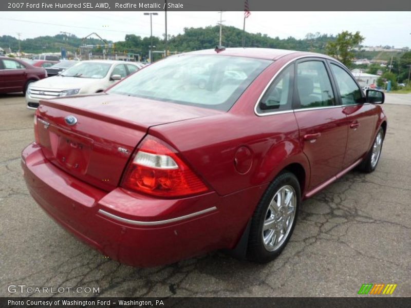 Redfire Metallic / Shale 2007 Ford Five Hundred SEL AWD