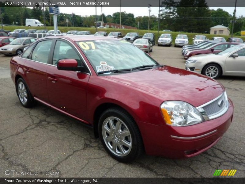 Redfire Metallic / Shale 2007 Ford Five Hundred SEL AWD