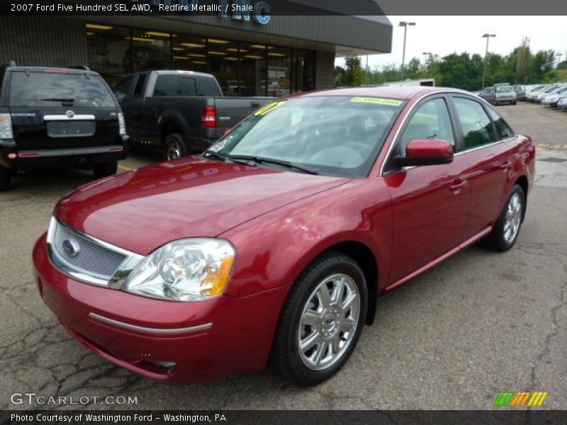 Redfire Metallic / Shale 2007 Ford Five Hundred SEL AWD