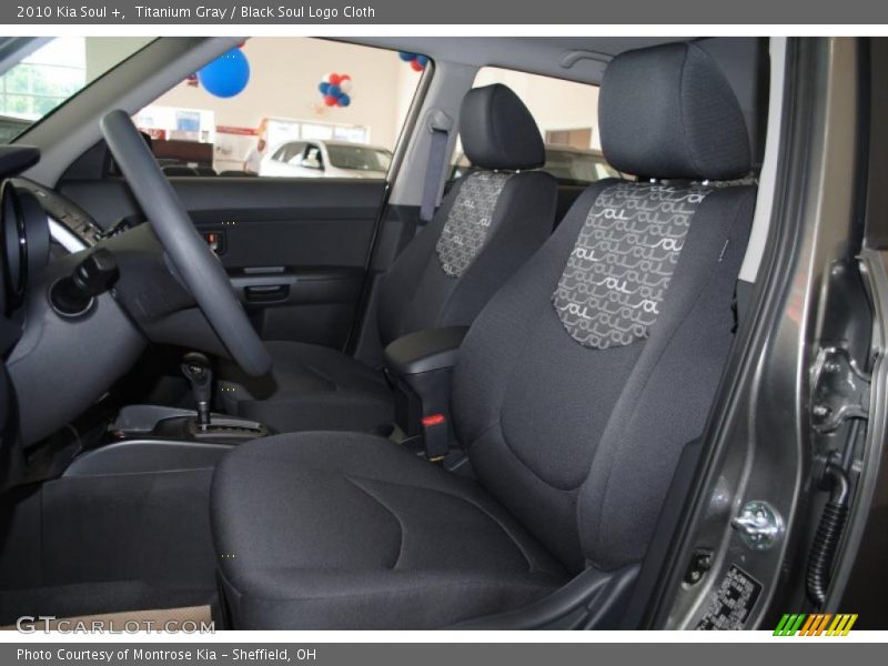 Titanium Gray / Black Soul Logo Cloth 2010 Kia Soul +