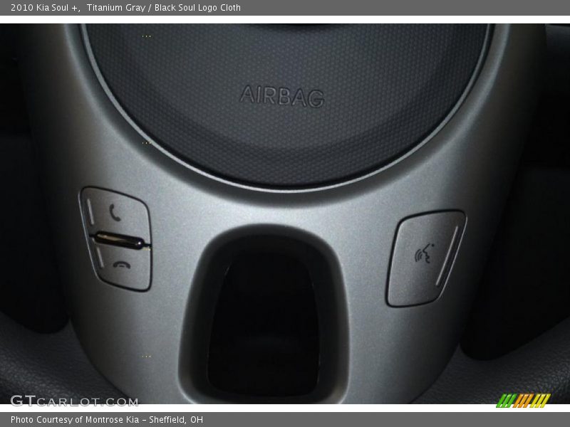 Titanium Gray / Black Soul Logo Cloth 2010 Kia Soul +