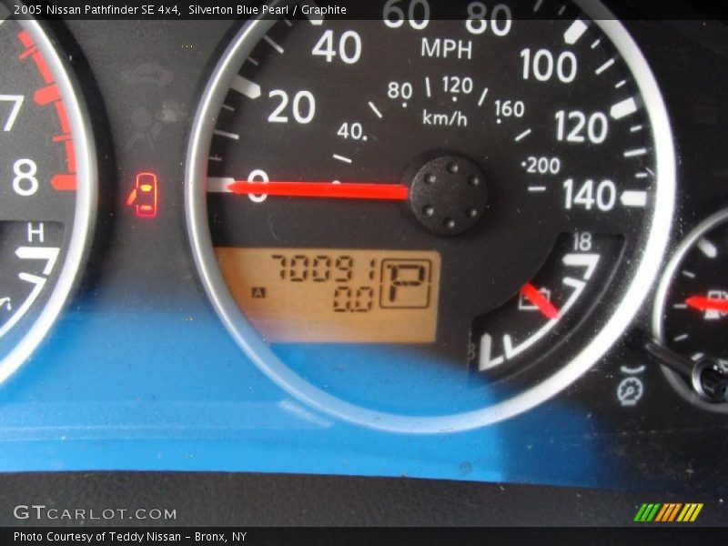 Silverton Blue Pearl / Graphite 2005 Nissan Pathfinder SE 4x4