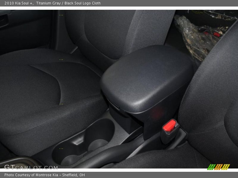 Titanium Gray / Black Soul Logo Cloth 2010 Kia Soul +