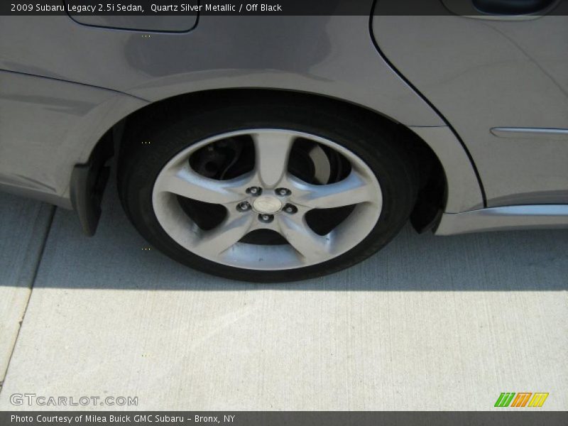 Quartz Silver Metallic / Off Black 2009 Subaru Legacy 2.5i Sedan