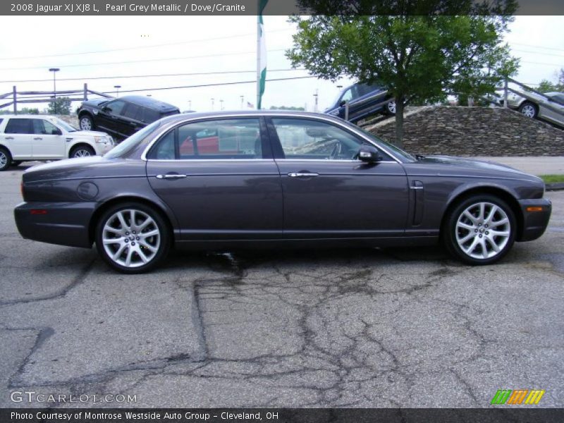 Pearl Grey Metallic / Dove/Granite 2008 Jaguar XJ XJ8 L