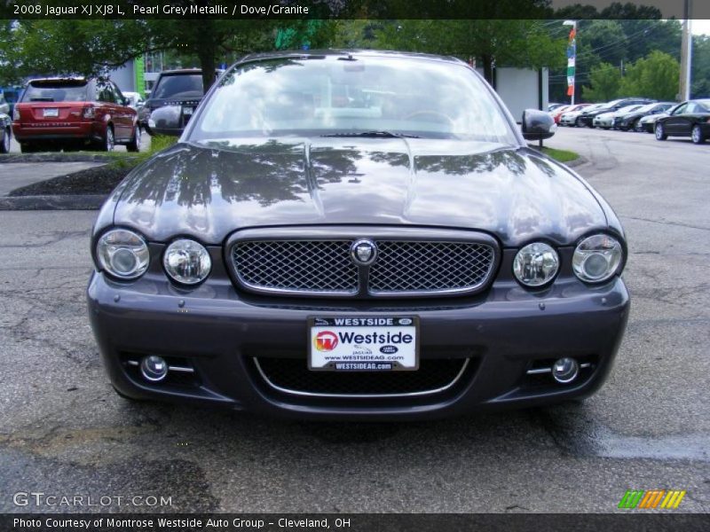 Pearl Grey Metallic / Dove/Granite 2008 Jaguar XJ XJ8 L