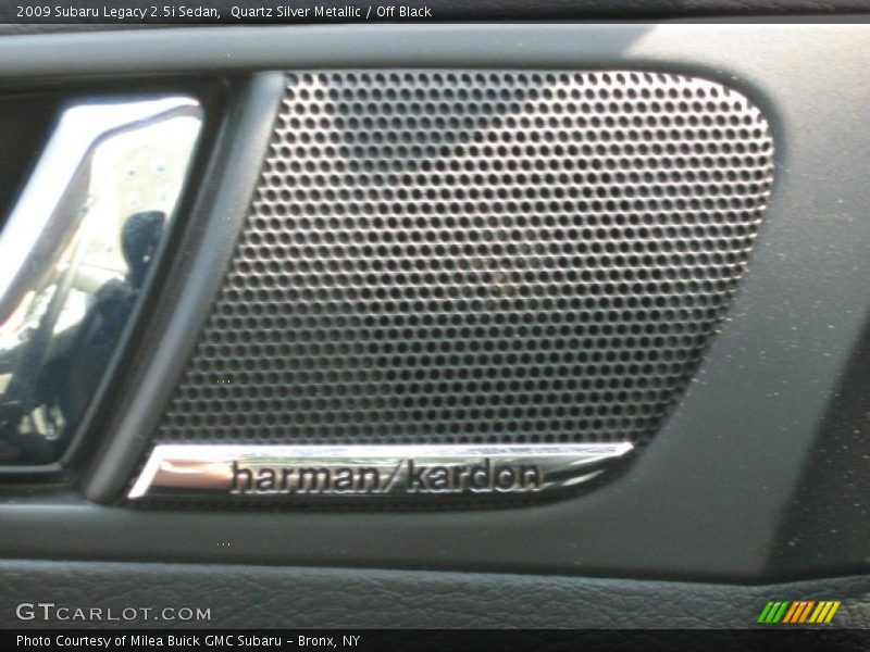 Quartz Silver Metallic / Off Black 2009 Subaru Legacy 2.5i Sedan