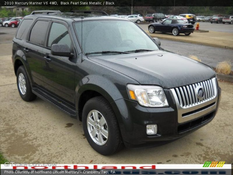 Black Pearl Slate Metallic / Black 2010 Mercury Mariner V6 4WD