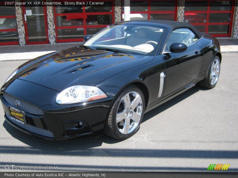 Ebony Black / Caramel 2007 Jaguar XK XKR Convertible