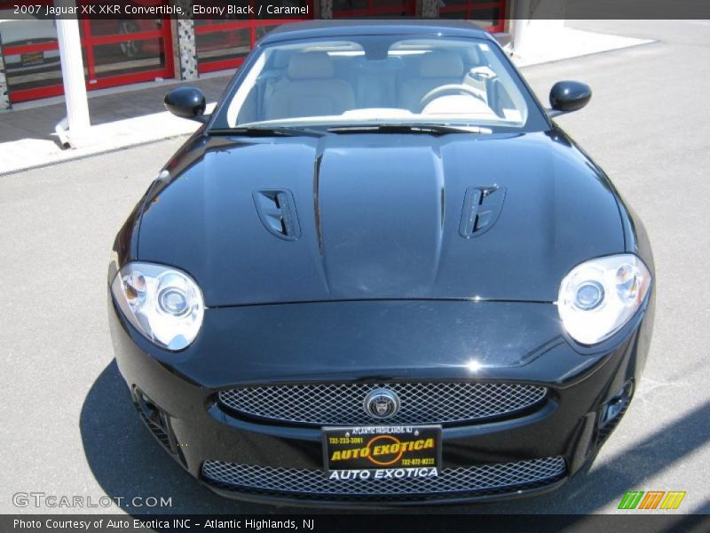 Ebony Black / Caramel 2007 Jaguar XK XKR Convertible