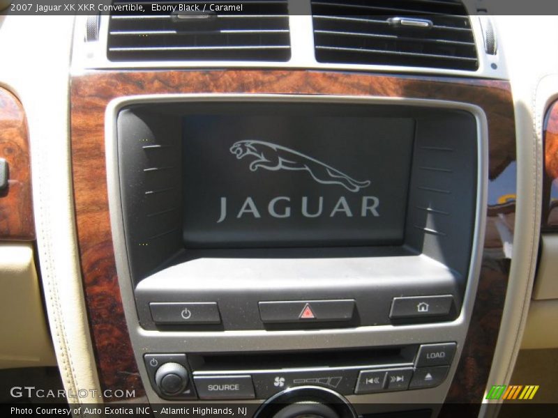 Ebony Black / Caramel 2007 Jaguar XK XKR Convertible