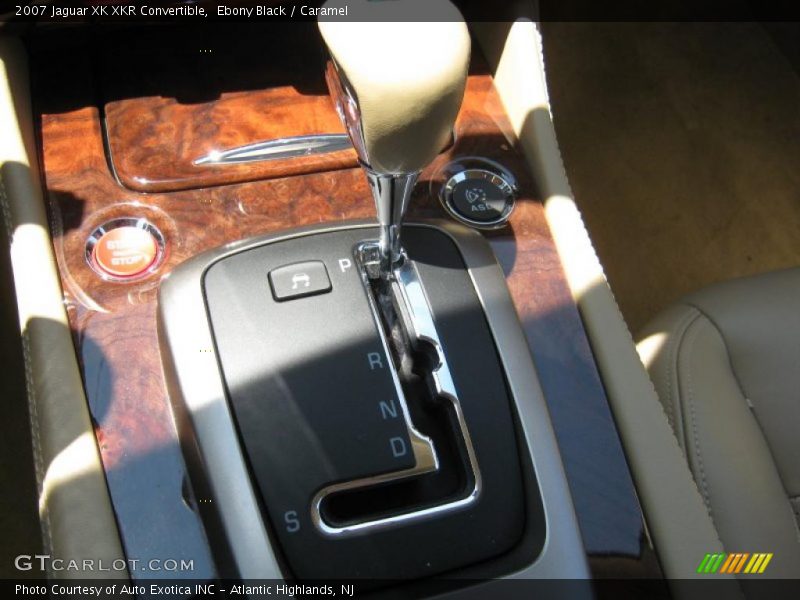 Ebony Black / Caramel 2007 Jaguar XK XKR Convertible