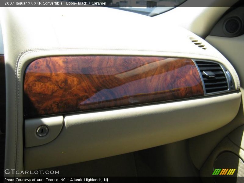Ebony Black / Caramel 2007 Jaguar XK XKR Convertible