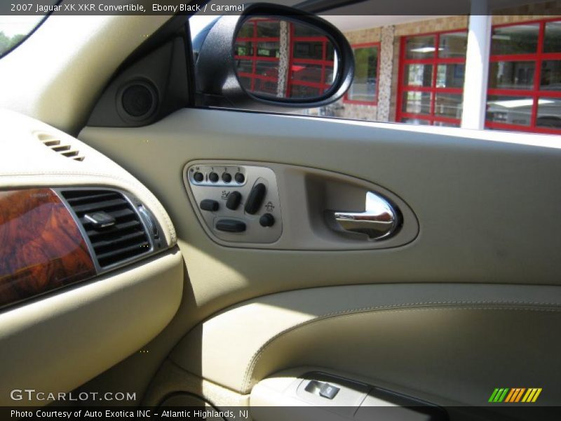 Ebony Black / Caramel 2007 Jaguar XK XKR Convertible