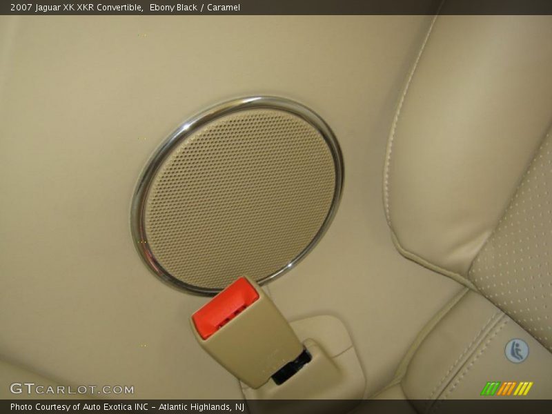 Ebony Black / Caramel 2007 Jaguar XK XKR Convertible