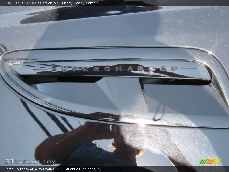 Ebony Black / Caramel 2007 Jaguar XK XKR Convertible