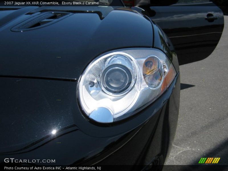 Ebony Black / Caramel 2007 Jaguar XK XKR Convertible