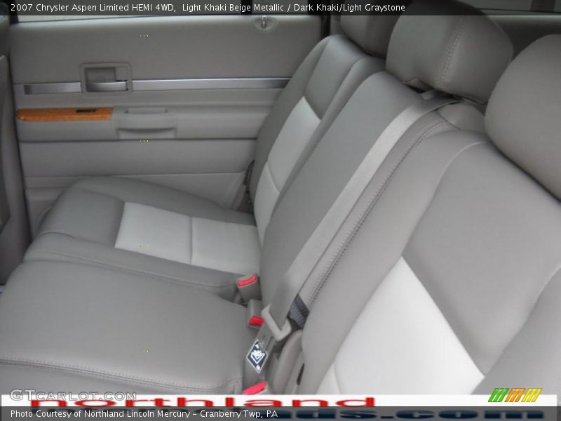 Light Khaki Beige Metallic / Dark Khaki/Light Graystone 2007 Chrysler Aspen Limited HEMI 4WD