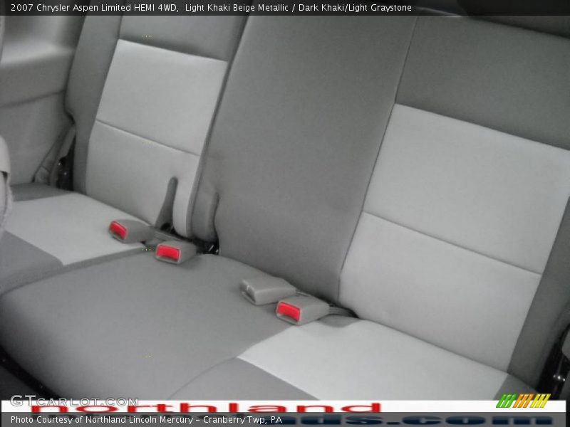 Light Khaki Beige Metallic / Dark Khaki/Light Graystone 2007 Chrysler Aspen Limited HEMI 4WD