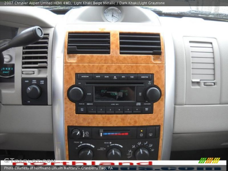 Light Khaki Beige Metallic / Dark Khaki/Light Graystone 2007 Chrysler Aspen Limited HEMI 4WD