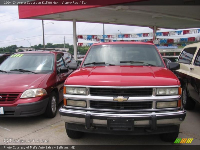 Victory Red / Tan 1994 Chevrolet Suburban K1500 4x4