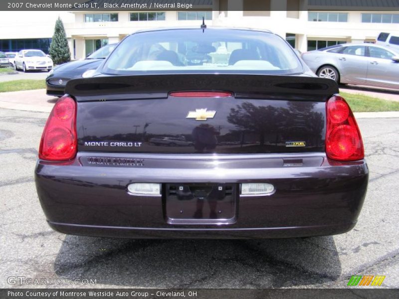 Black Amethyst / Neutral Beige 2007 Chevrolet Monte Carlo LT