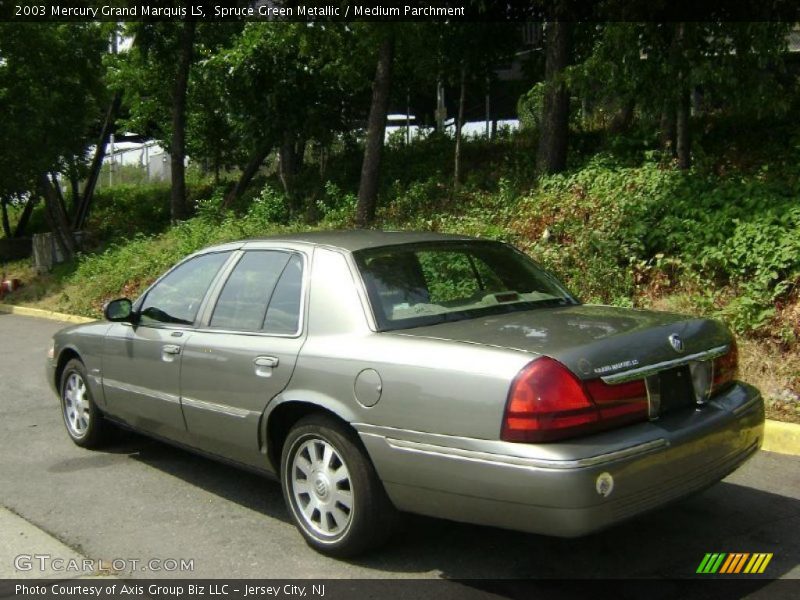 Spruce Green Metallic / Medium Parchment 2003 Mercury Grand Marquis LS