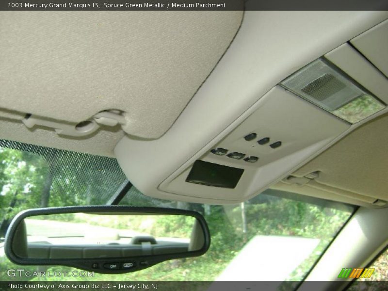 Spruce Green Metallic / Medium Parchment 2003 Mercury Grand Marquis LS