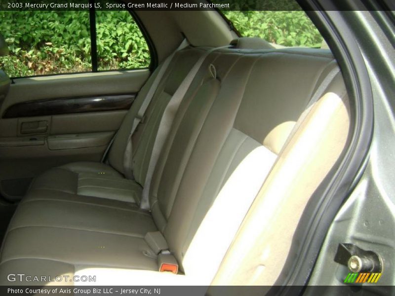 Spruce Green Metallic / Medium Parchment 2003 Mercury Grand Marquis LS