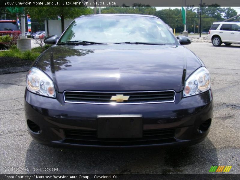 Black Amethyst / Neutral Beige 2007 Chevrolet Monte Carlo LT