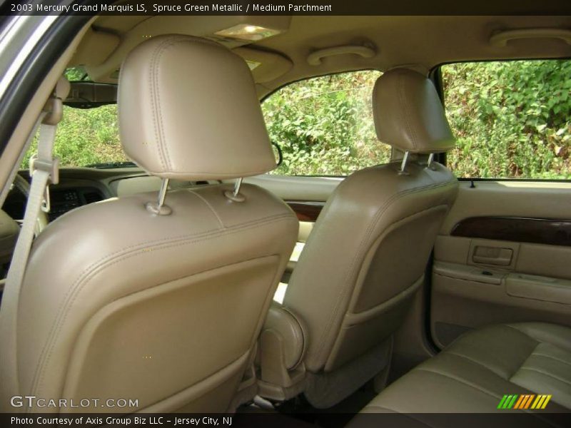 Spruce Green Metallic / Medium Parchment 2003 Mercury Grand Marquis LS