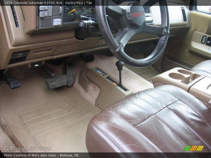 Victory Red / Tan 1994 Chevrolet Suburban K1500 4x4