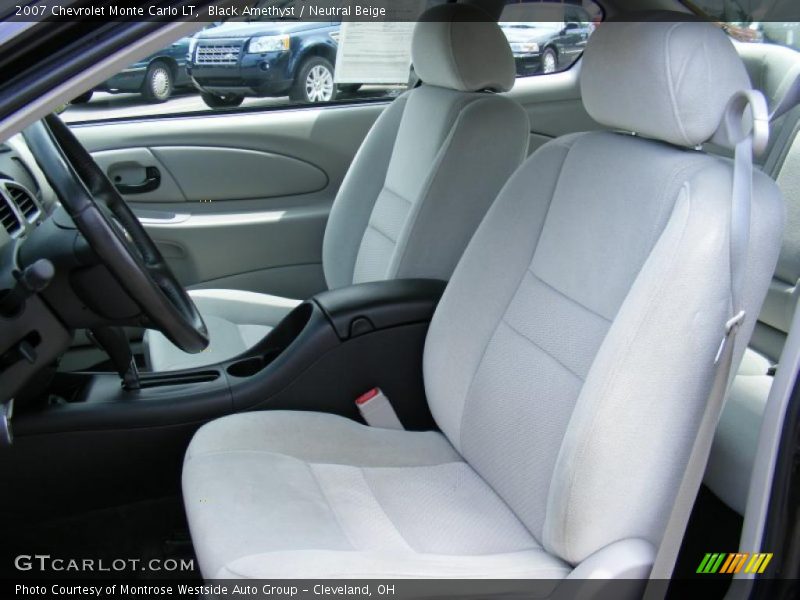 Black Amethyst / Neutral Beige 2007 Chevrolet Monte Carlo LT