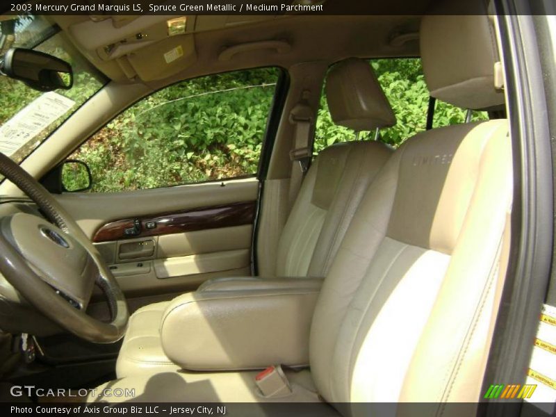 Spruce Green Metallic / Medium Parchment 2003 Mercury Grand Marquis LS